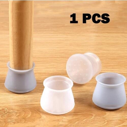 1pcs Table Chair Leg Silicone Cap Pad Furniture Rubber Feet Cover Floor Protector Non-Slip Mat Caps Foot Protection