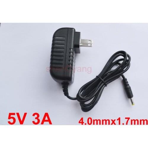 1PCS High quality 5V 3A AC 100V-240V Converter IC power Adapter DC 3000mA 15W Power Supply US Plug DC 4.0mm x 1.7mm New