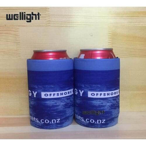 200pcs Neoprene Stubby Holder With Customer LOGO Print Thermo Bag Wedding Gift Customize Cooler Insulated Beer Sleeve For Cans