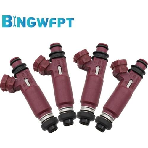 4PCS 195500-3310 195500 3310 4G1402 FJ584 Fuel Injector Nozzle For Mazda Miata 1.8L L4 1999 -2001 BP4W-13-250 BP4W 13 250