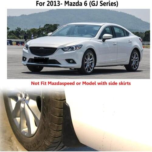 For Mazda 6 (GJ) Atenza 2013-2017 4PCS Band New Splash Guar Mud Guards Mud Flaps Fender Car Styling Auto Accessories