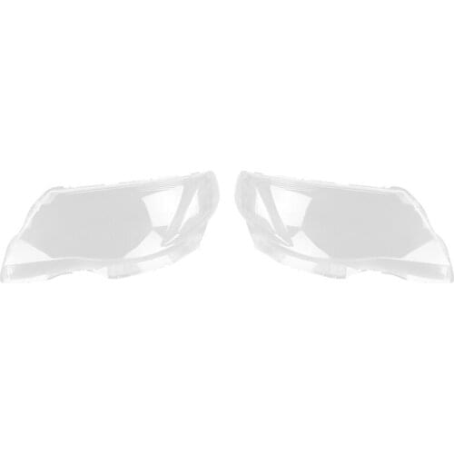 2 Pcs Car Right Side Headlight Clear Lens Cover Head Light Lamp Lampshade Shell (Passenger Side) & Driver Side)