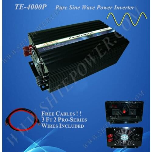 Japanese Type 4000w 4kw Off Grid Pure Sine Wave Solar Inverter for home system dc 24v to ac 100v 50Hz/60Hz