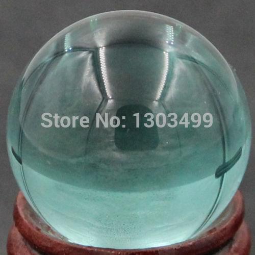 Free Shipping (1.2") 30MM Ocean Blue Obsidian Sphere Crystal Ball Chakra Healing Reiki Stone Carving Crafts