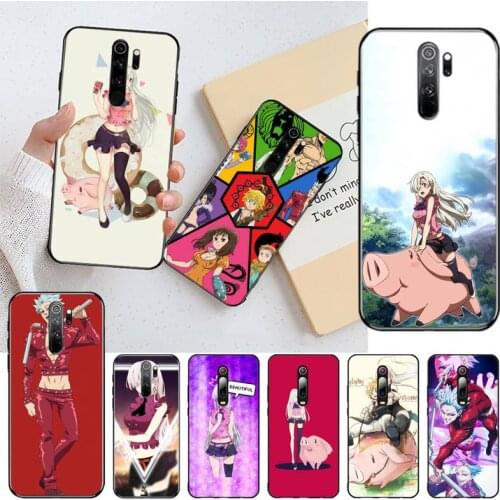 Elizabeth Hawk The Seven Deadly Sins clear Soft Silicone Black Phone Case for Redmi 8A Note 9 8 8T 7 6 6A 5 Go Pro Redmi 9 K20