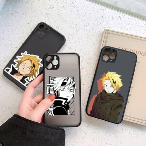 Denki Kaminari My hero academia Phone Case For iphone 12 11 7 8 plus mini x xs xr pro max matte transparent cover