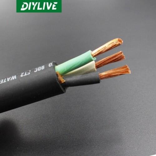 DIYLIVE Five crowns CCL Royal high and low temperature fever power cord original used 3.31 square loose cord power cord