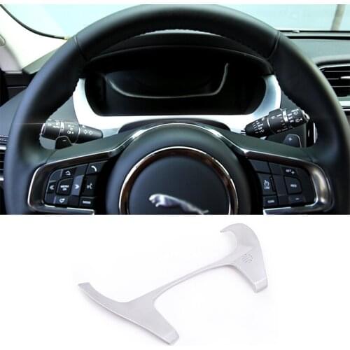 For Jaguar F-Pace f pace X761 2015-2016 Car Styling ABS Chrome Dashboard Decoration Frame Cover Trim For LHD