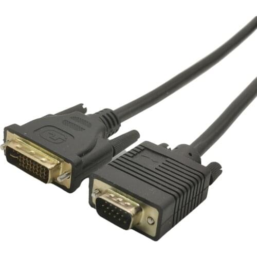 DVI to VGA adapter DVI male to VGA male DVI-D 24+5 to VGA adapter converter for Computer Display Screen projector tv DVI TO VGA
