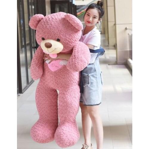 Fillings toy huge 160cm cartoon Teddy bear I love you plush toy angel bear soft doll hug slepping pillow birthday gift w1401
