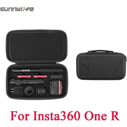 Insta360 One R Portable Bag Storage Case for Insta 360 One R Camera Lens Selfie Stick Battery Charger Diving Case Bullet Time
