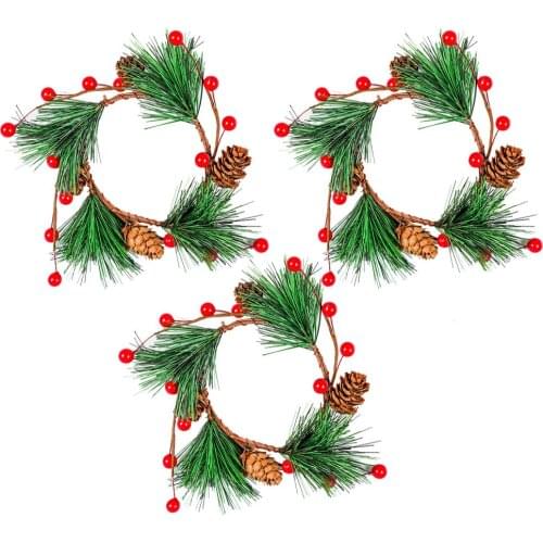 Artificial Flower Door And Wall Hanging Garland Graduation Decoration Non-woven Fabrics DIY Floral Christmas Wreath