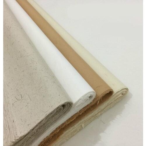 Chinese Painting Yunlong Xuan Paper Mulberry Paper Calligraphy Paper Half Ripe Fiber Xuan Zhi 10pcs Packaging Paper Papel Arroz