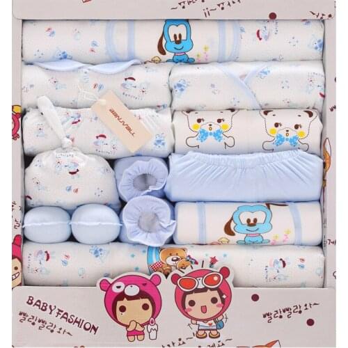 18pcs/set Girls Boys Clothes Set Cotton Newborn Baby Girl Clothing Suits for Kids Infant Fall Autumn Spring Cartoon