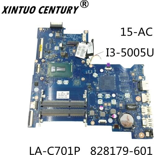 LA-C701P For HP Notebook 15-AC portátil placa-mãe 828179-601 828179-501 i3-5005U 100% totalmente testado