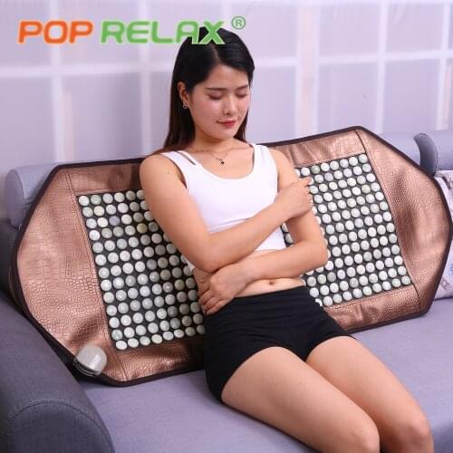 POP RELAX Korea jade mattress stone massage mat far infrared thermal physiotherapy health care pain relief heating pad mattress
