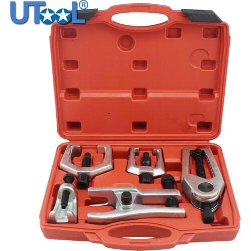 Front End Service Tool Kit Ball Joint Tie Rod Set Pitman Arm Puller Remover 5pcs