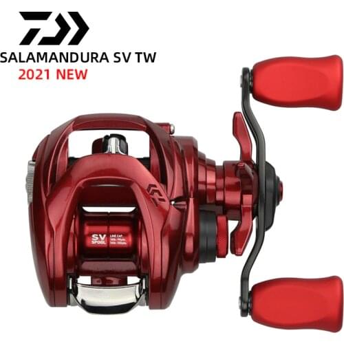 2021 NEW DAIWA SALAMANDURA SV TW Baitcast Reel 7+1BB Max Drag 5KG Fishing Reels