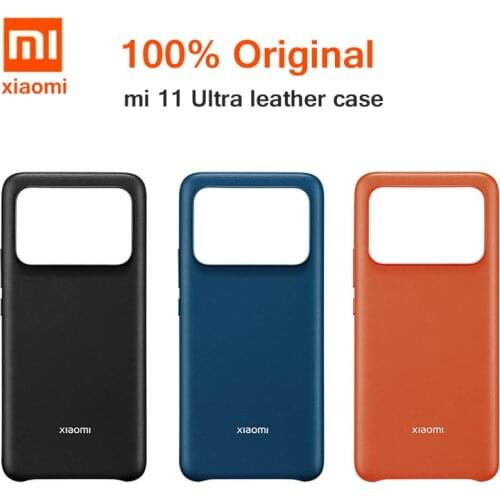 Original Xiaomi MI 11 Ultra Case leather protective shell Hard Cover Delicate touch For Xiaomi Mi 11 Ultra m11 Ultra