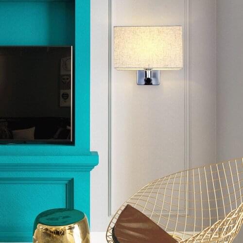 Simple modern Home Decoration Indoor lighting LED wall light Cloth plating Bedside/Bedroom/Study/Aisle/Corridor/Hotel AC90-260V