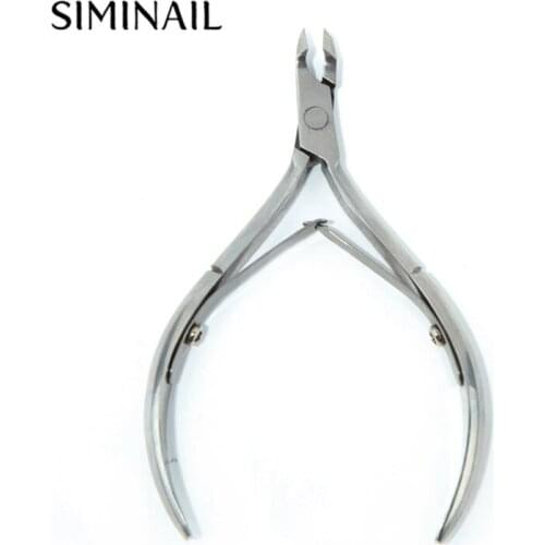 SIMINAIL Cuticle Scissors Nail Nipper Stainless Steel Nail Cuticle Pedicure Dead Skin Remover Manicure Edge Trimmer Art Tools