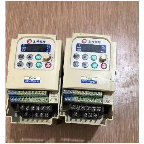 SS-023-0.4K 0.4KW 220V inverter , used in good condition . 80% appearance new , good working , free shipping