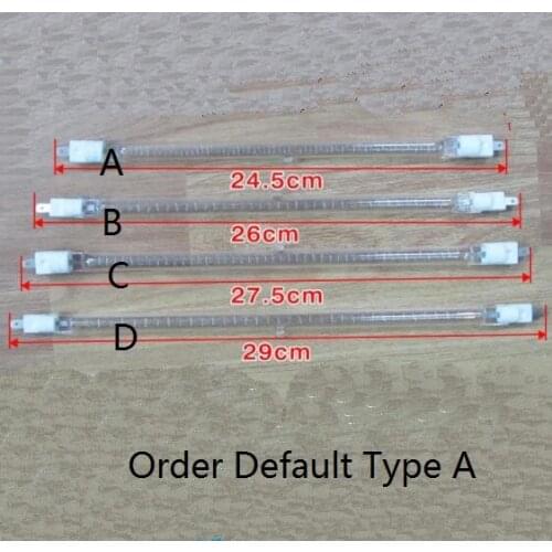 Microwave Oven Parts Halogen Heating Tube 110V 400W 24.5cm 2PCS/lot