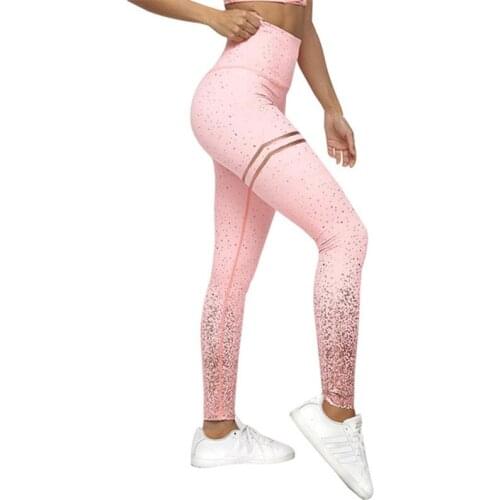Women Printing high waist legging Female Fitness Leggings Push Up Skinny Elastic Quick Dry Casual Workout Leggings