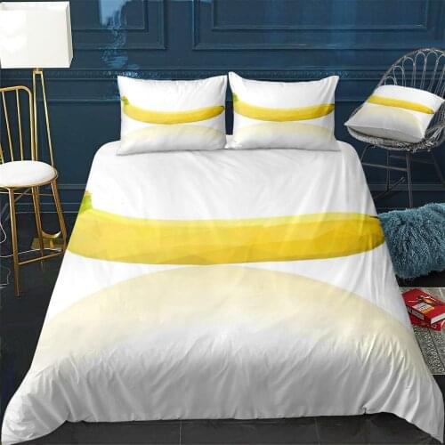 Banana fruit Quilt Cover Pillowcase 3Piece Comforter Bedding Set With Pillow Case Single Double Duvet Cover Home Decora