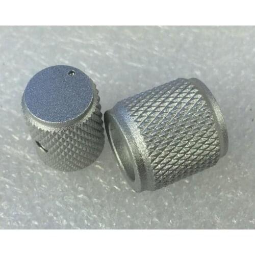 5pcs 15MM*15MM Aluminum Knurled Potentiometer Knob For Amplifier