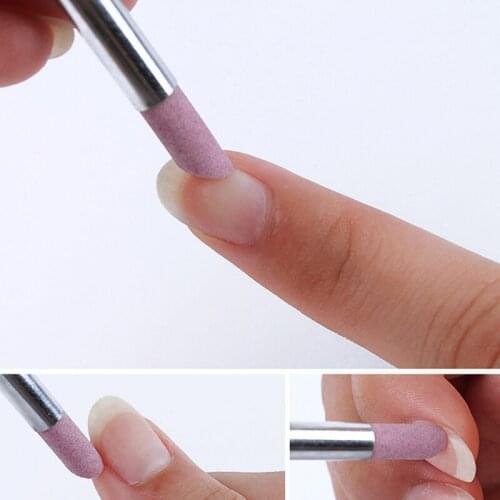 5PCS Set Unique Stone Nail File Professional Cuticle Remover Trimmer Buffer Pedicure Manicure Nail Art Tools Women Makeup Tools