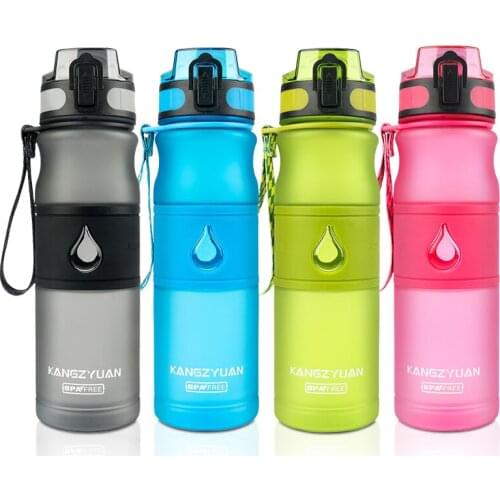 Water Bottle Plastic Direct Drinking 530ML Drink School Water Bottles Shaker Bottle Sport