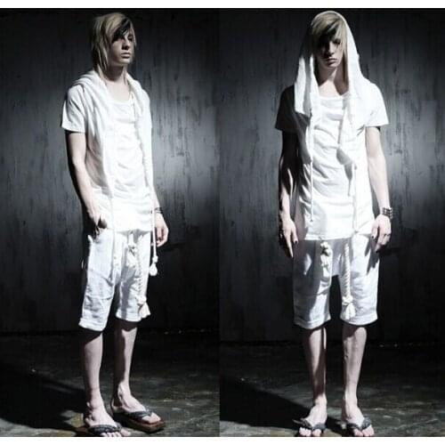 DADAKOREA Men's T-shirts With A Hood