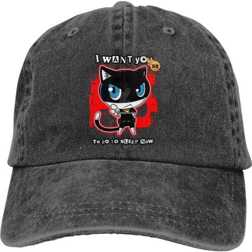 Persona 5 ,Morgana Baseball Cap cowboy hat Peaked cap Cowboy Bebop Hats Men and women hats