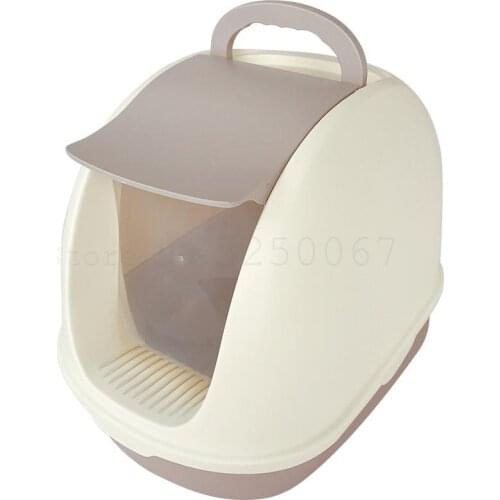 Cat Sand Pot Fully Closed Cat Toilet Large Deodorizing, Sand Splashing And Smell-proof Cat Sand Table Articles Cat Pot