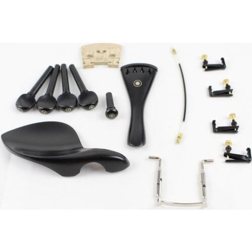 Beautiful ebony violin parts, seto, ebony string, drawing board, yard bridge, honggeyueqi