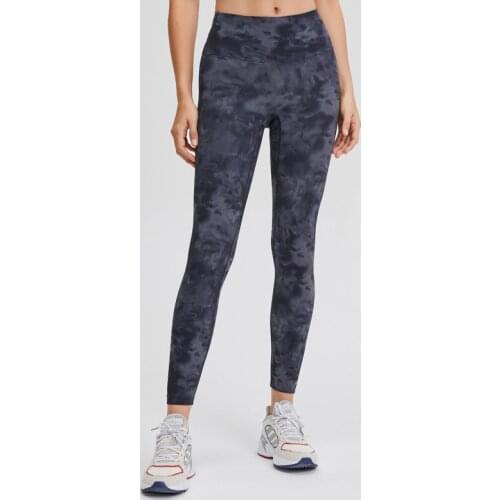 Buttery Soft Yoga pants 25" Rhythm Tie Dye Workout Leggings No Front Seam Women Yoga Pants Leggings Sport Women Fitness