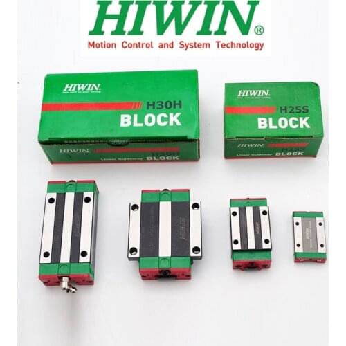 Original HIWIN linear guide block carriage HGH HGW EGH 15 20 25 30 35 CA CC MGN 7 9 12 15 C H for HGR EGR MGNR linear rail CNC