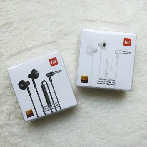 Xiaomi 3.5MM In-Ear Earphone Dual Units Half andsFree/Mic Stereo Earbuds For Mi A3 CC9 Note 10 Pro Redmi Note 8 9 Pro 8T 9S 5A
