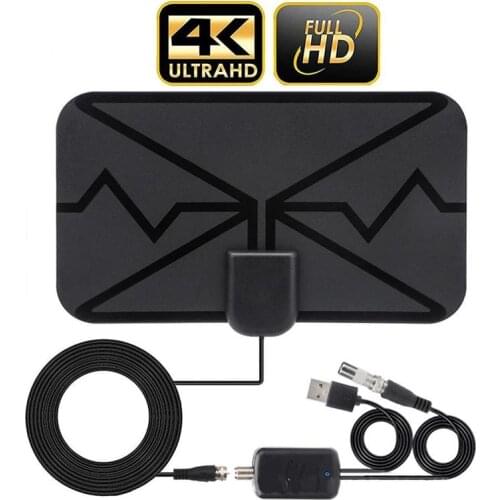 New Digital Antenna TV Indoor Amplifier Signal Booster 50dBi High Gain HDTV Antenna Signal Receiver Antenna For 4K UHD TV