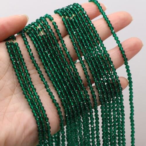 New Natural Spinels Stone Beads Section Round Small Loose Beads for Jewelry Making Bracelet Necklace Gift Size 3mm Wholesale