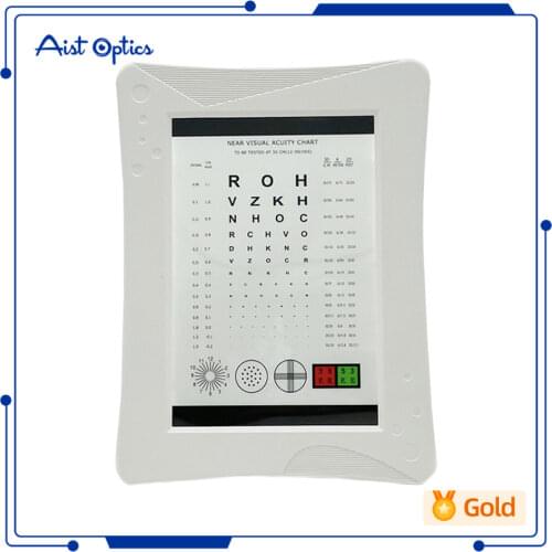 Ophthalmic equipment Near Vision Chart with LED light high quality far vision eye test chart