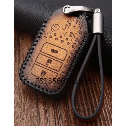 Suitable for Honda CR-V Civic X Accord HR-V XRV Crider Jade Avancier Jazz leather key case
