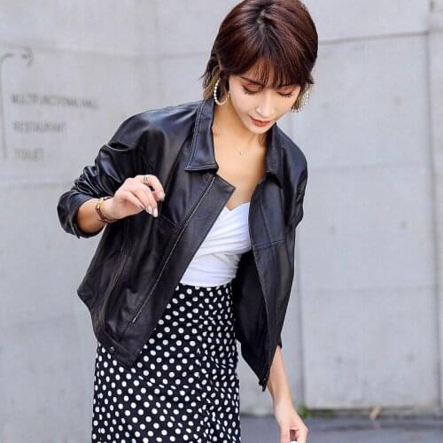 Ptslan Women's Leather Jackets