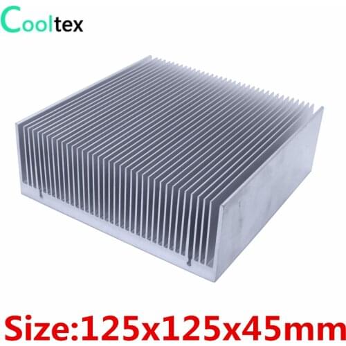 5pcs/lot (High power) 125x125x45mm Aluminum HeatSink Heat Sink radiator for electronic LED COOLER cooling