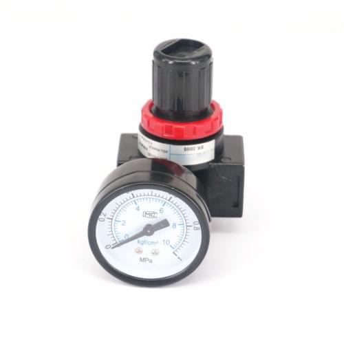 Port Size 3/8" BR3000 With Gauge And Bracket Air Control Compressor Pressure Relief Regulating Regulator