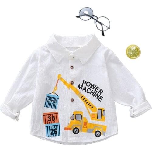 Spring Autumn New Baby Boys Clothes Kids Girls Shirts Long Sleeve High Quality Plaid Cotton Turn-down Collar Button Casual Tops