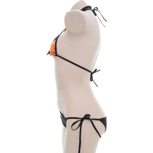 Sexy Women Halloween Cosplay Costume Lingerie Underwear Bat Bow Tie Bikini Lolita Panties Bra Sets Bandage Devil Pajamas Set