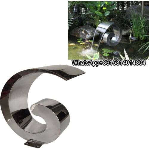 Swimming pool spa equipment/Stainless steel garden waterfall fountain/Water curtain/Sauna Massage nozzle