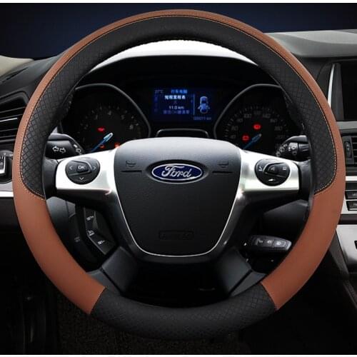 Car Steering Wheel Cover cubre volante auto couvre volant voiture Breathable Fabric Braid car accessories free shipping